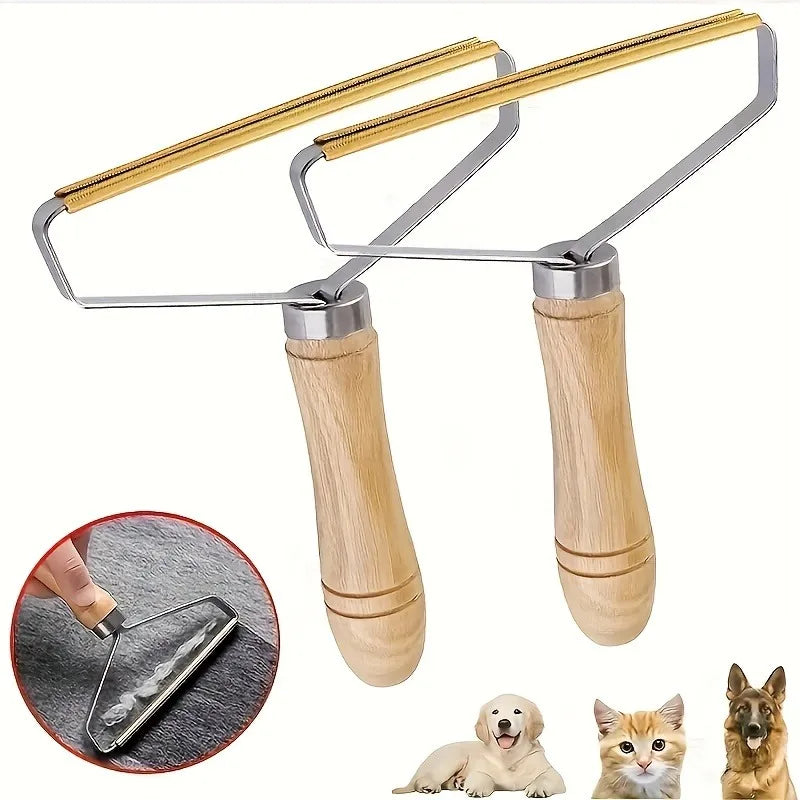 Brosse anti-peluches et poils